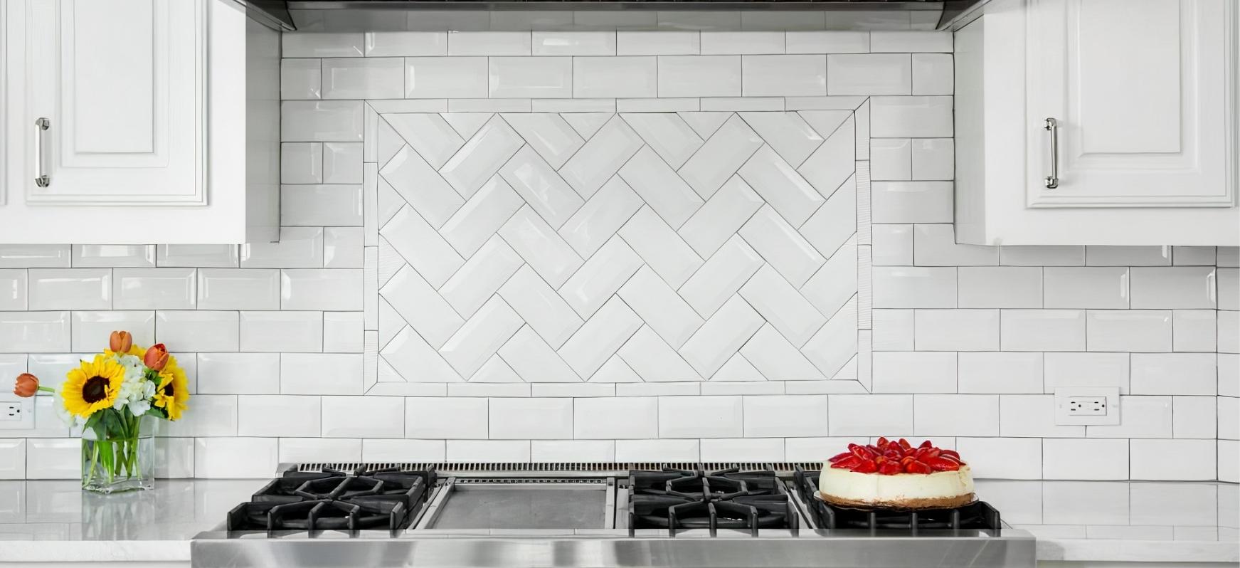 The Perfect Match: Choosing The Right Countertop Backsplash 5 Countertop Backsplash using White Subway Tiles