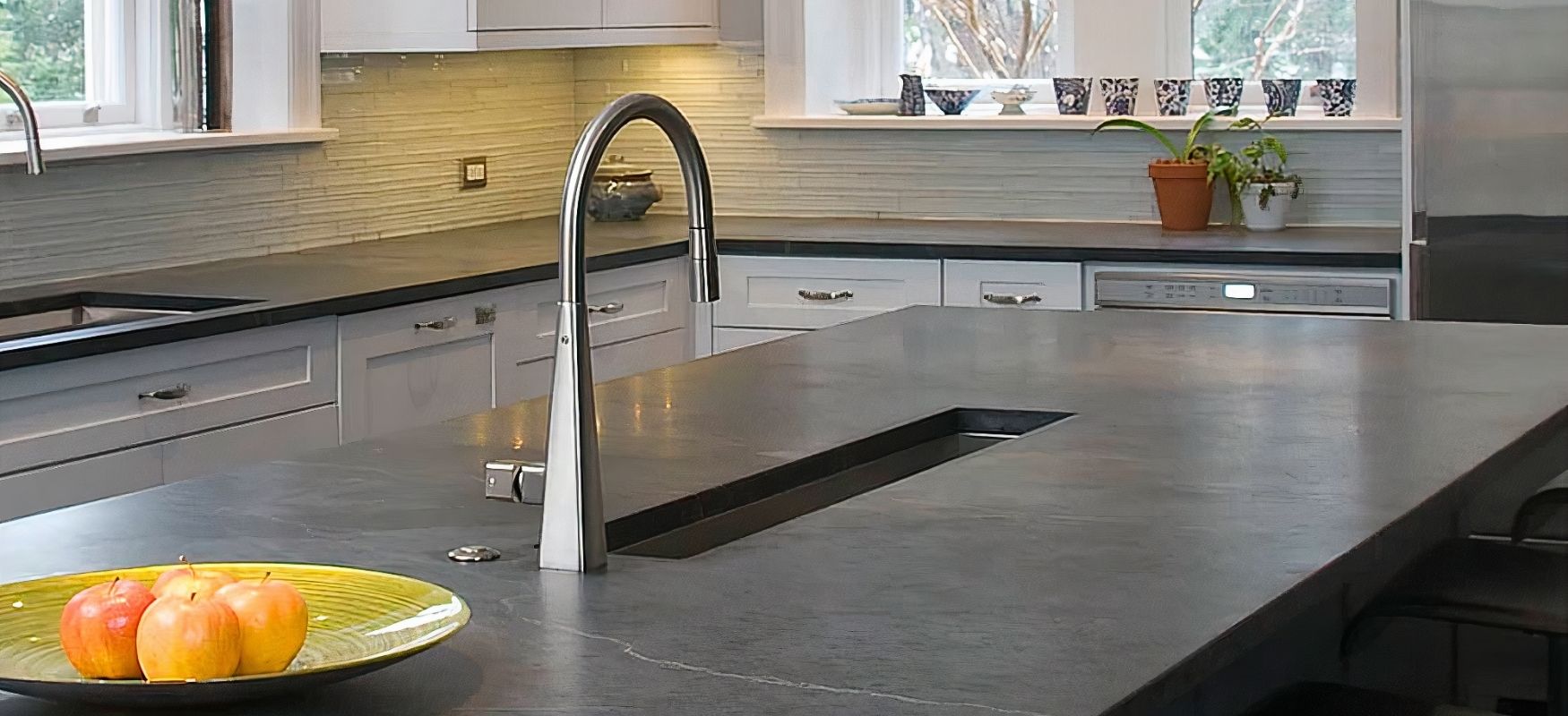 Quartz Vs Soapstone Countertops: What’s The Difference? 6 Santa Barbara Soapstone Countertops