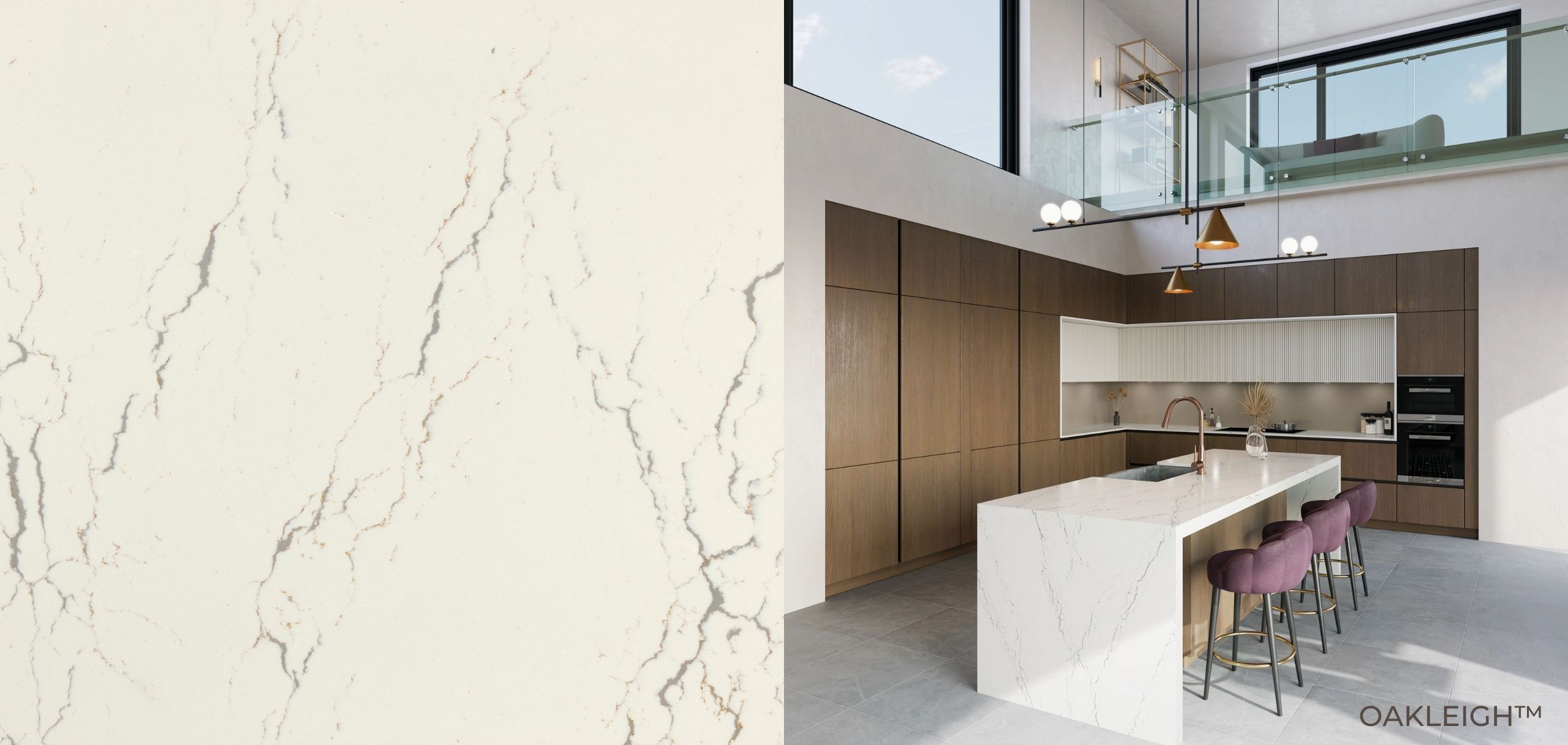 2022 New! Winter Release Cambria Quartz Countertops Colors 2 Abbey Cambria Quartz Close up and Kitchen Countertops