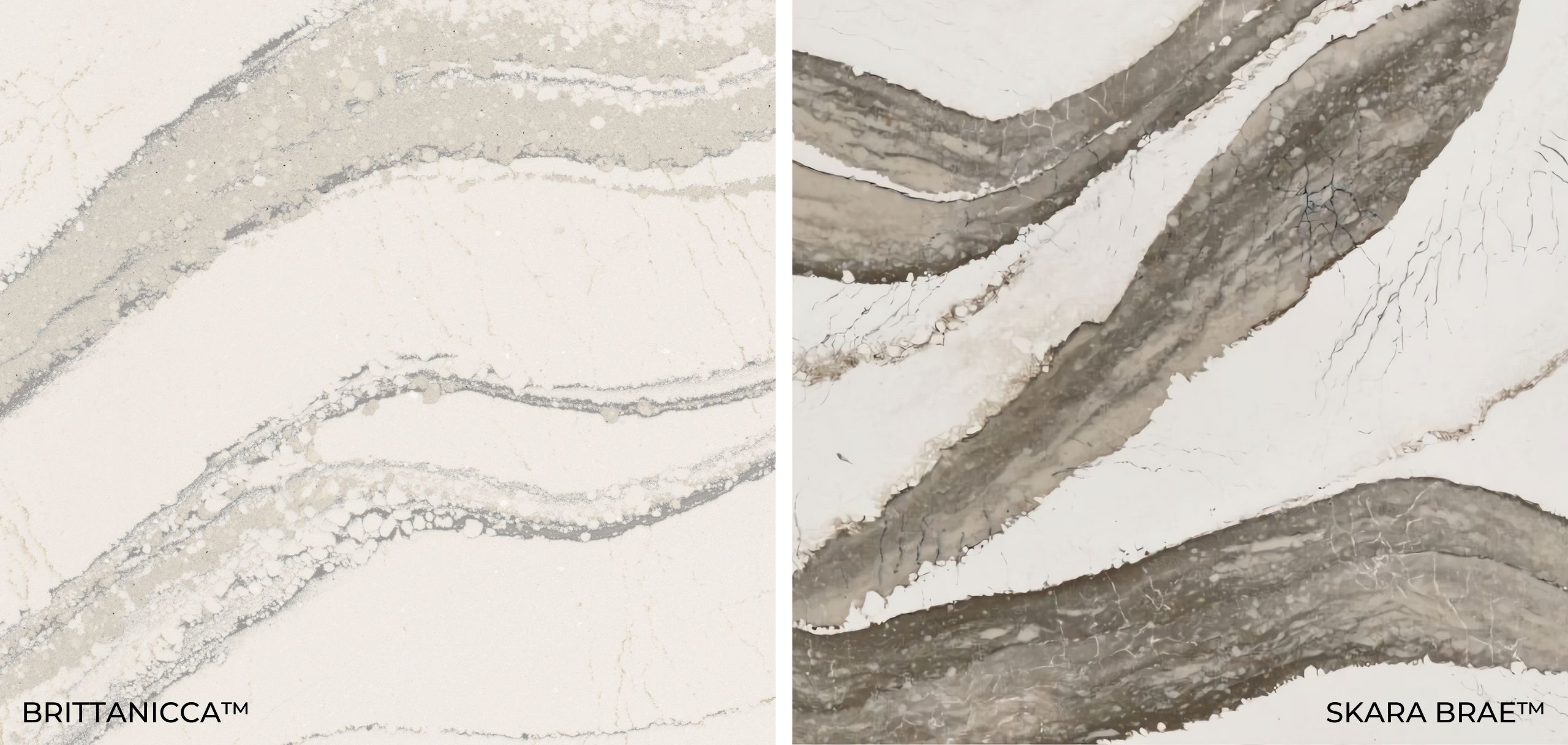 2022 New! Cambria Quartz | Oakleigh | Delamere | Southport | Clifton | Beckington | Ainsley 5 Skara Brae Cambria Quartz and Brittanicca Cambria Quartz Southport Cambria Quartz