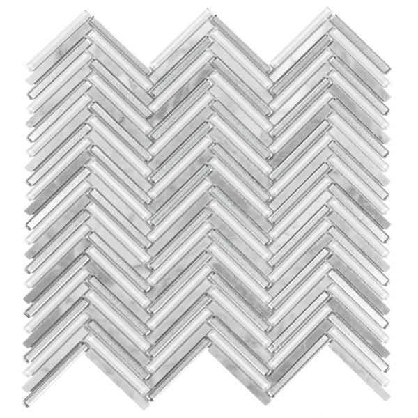 Frost Herringbone Tile