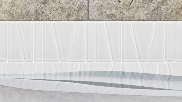 Fringe White Coral Tile