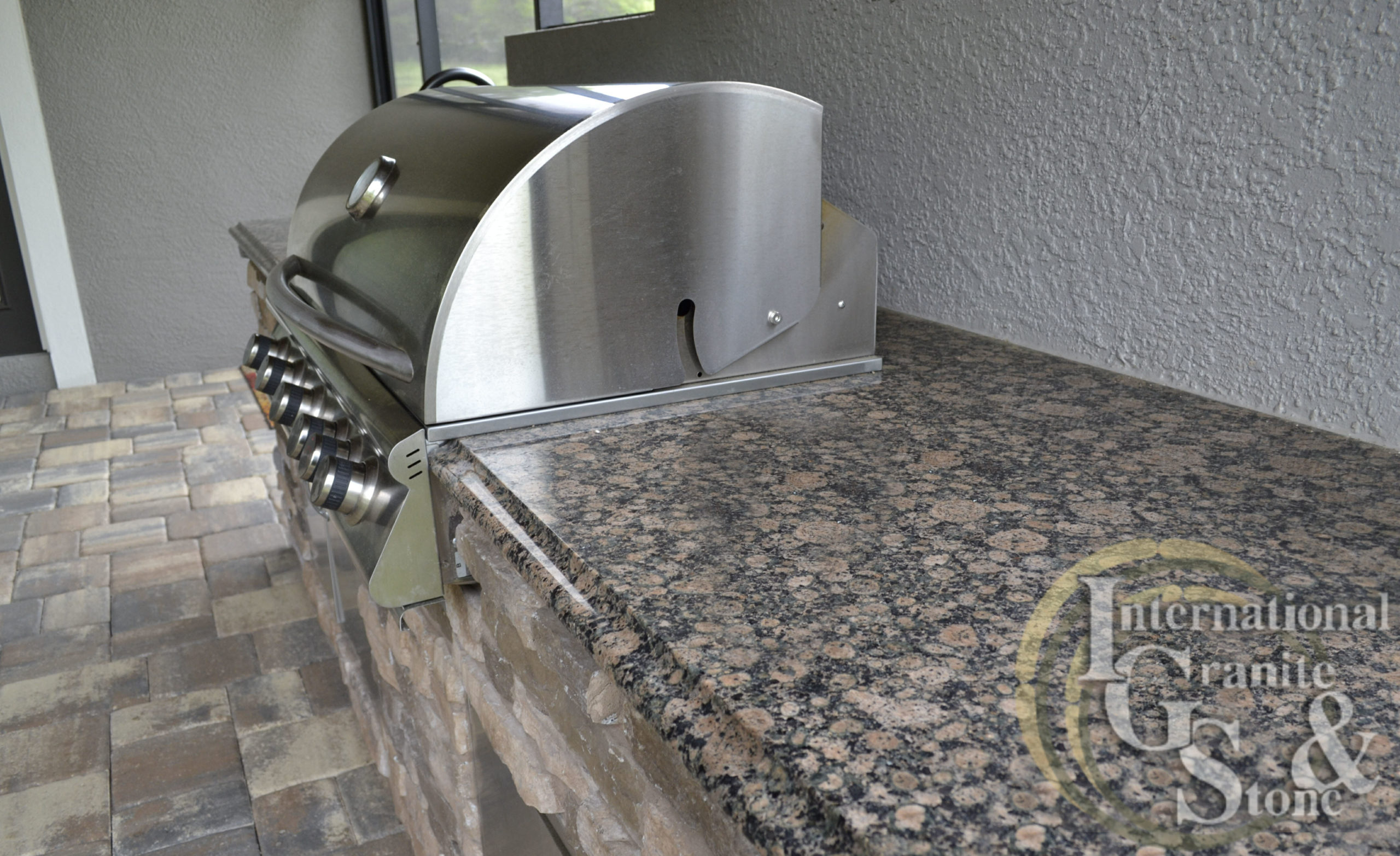 Granite Outdoor Kitchen Countertop Installation In Lakeland Fl 6 Buchanan-odk7