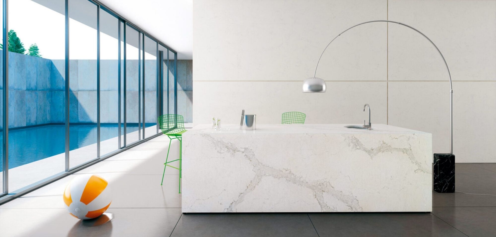 What Is Caesarstone Quartz? 5 calacatta nuvo caesarstone quartz countertops