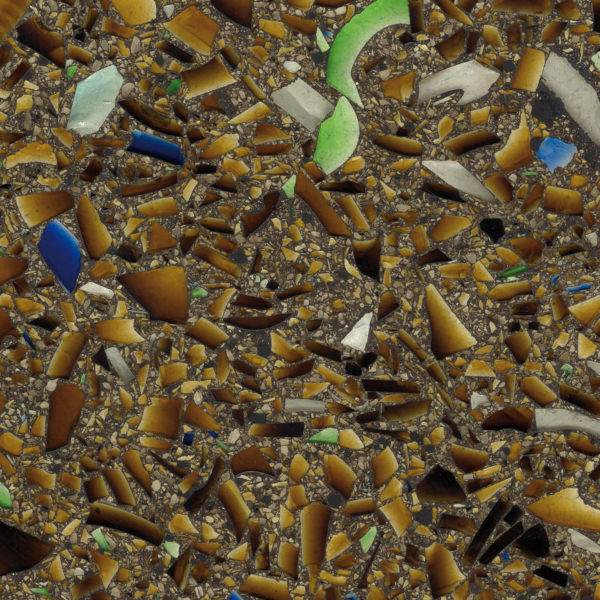 Charisma Blue With Patina Vetrazzo