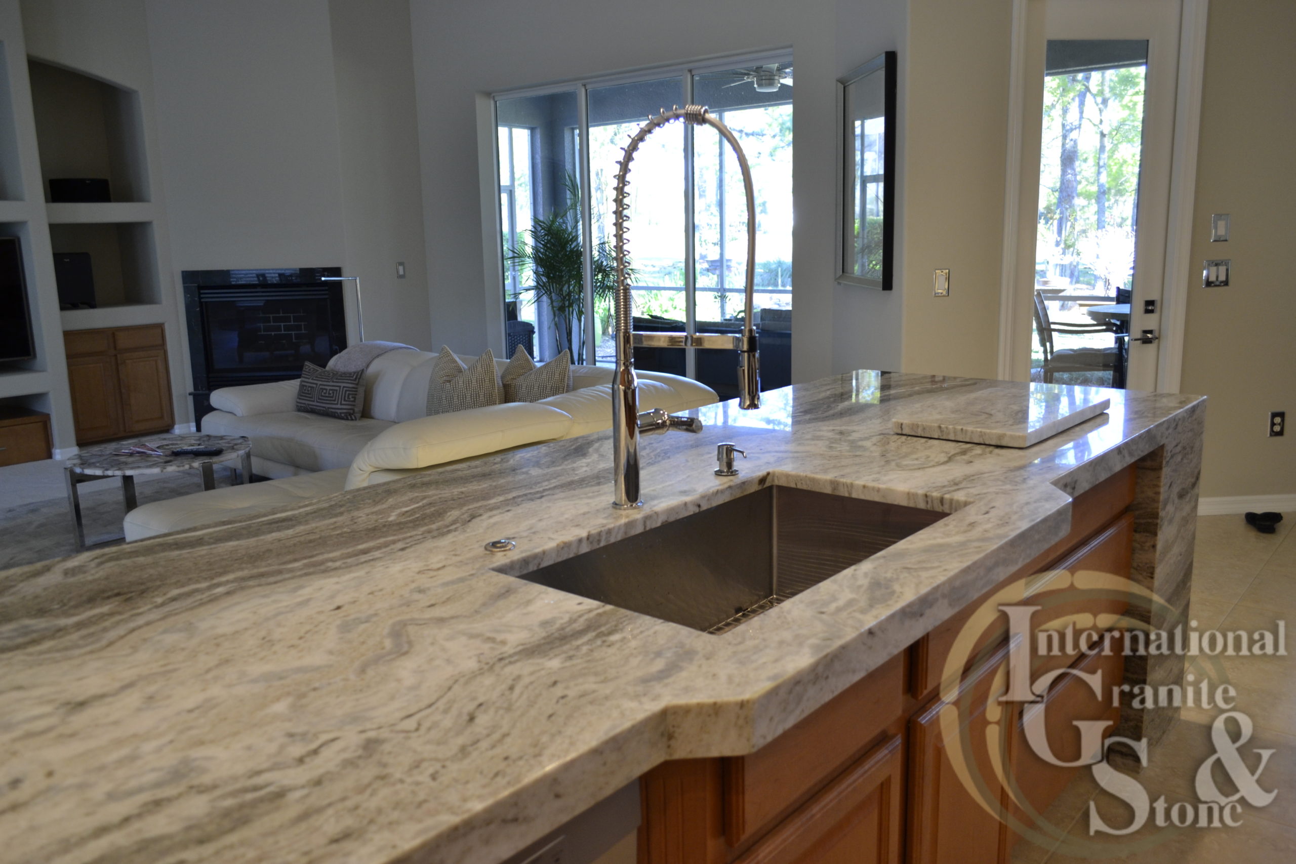 Brown Fantasy Kitchen Countertops In Spring Hill Fl 5 Granite Countertops Spring Hill Brown Fantasy