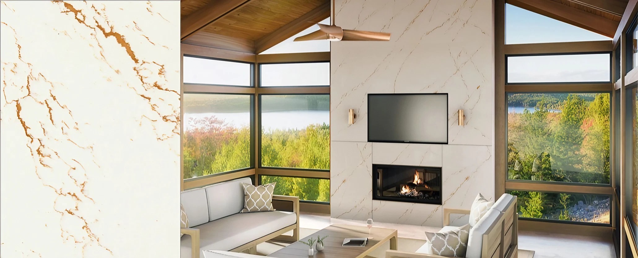 15 Most Popular Cambria Quartz Countertops Colors 16 INVERNESS GOLD CAMBRIA QUARTZ