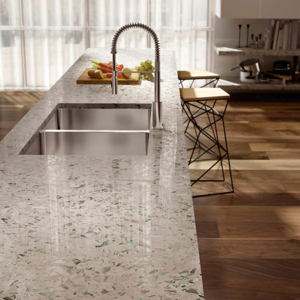 Recycled Glass Countertops