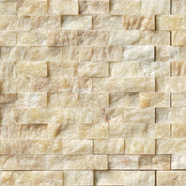 Soleil Onyx 1×2 Splitface In 12×12 Mesh