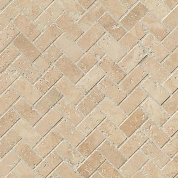 Tuscany Ivory Herringbone Honed