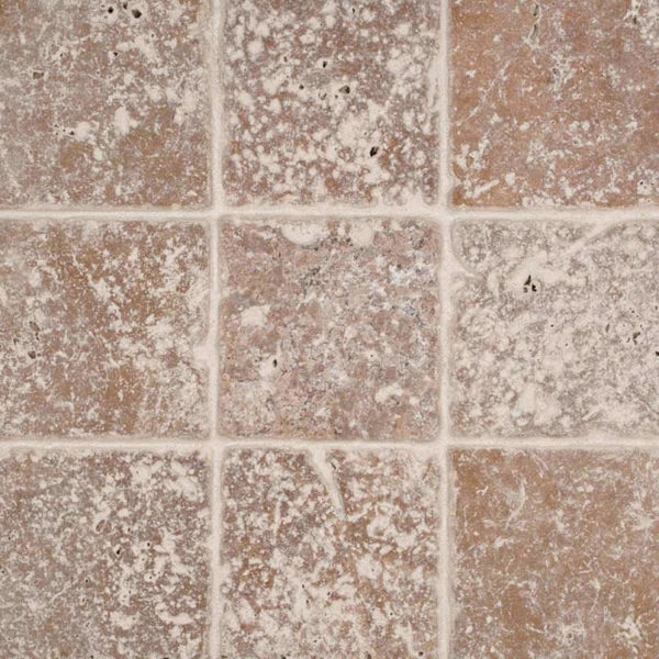 Tuscany Walnut 4×4 Tumbled Tile