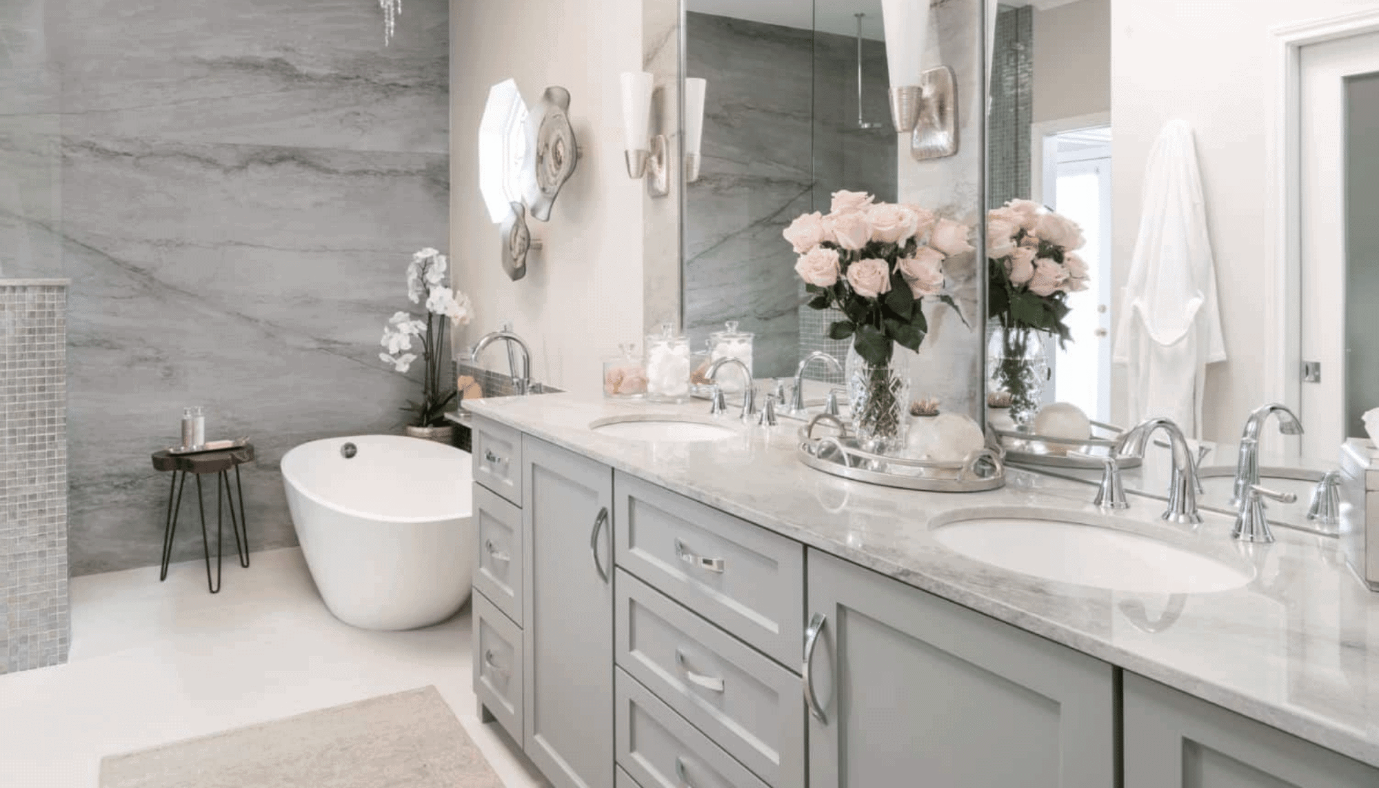 Why Quartzite Bathroom Countertops Are A Good Idea 3 Sea Pearl Quartzite Bathroom Countertops