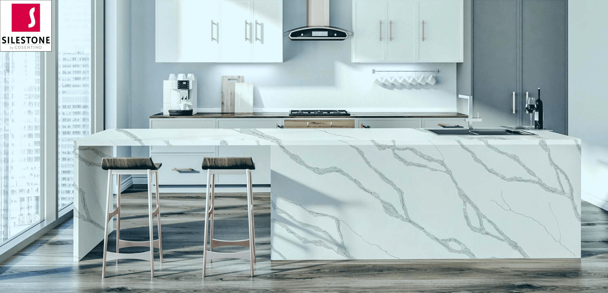 Silestone Vs Granite: What'S The Difference? 8 Silestone Bianco Calacatta Quartz Countertops Silestone vs Granite