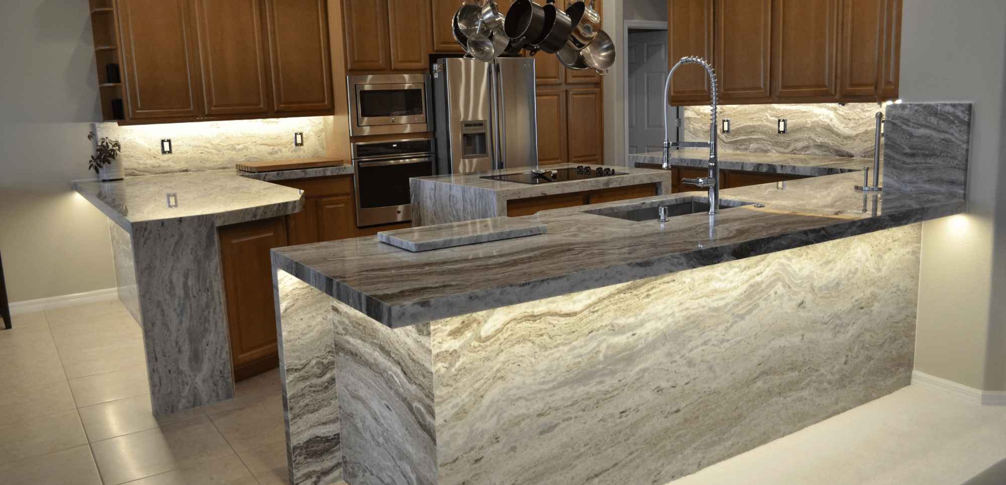 Silestone Vs Granite: What'S The Difference? 3 Silestone quartz vs Granite Countertops Brown Fantasy Counters