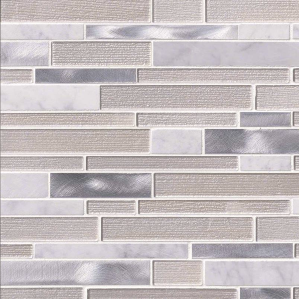 EVEREST INTERLOCKING PATTERN 8MM MSI TILE BACKSPLASH ID#: SMOT-SPIL-EVER8MM