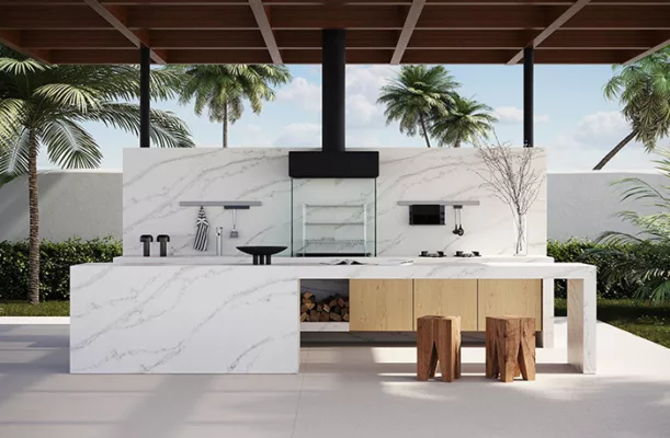 A Complete Guide To Outdoor Kitchens 2 Lapitec outdoors | Countertops